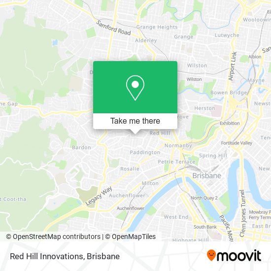 Red Hill Innovations map