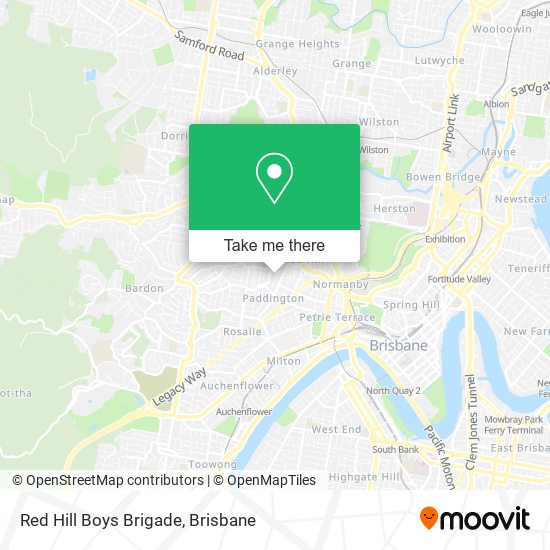 Red Hill Boys Brigade map