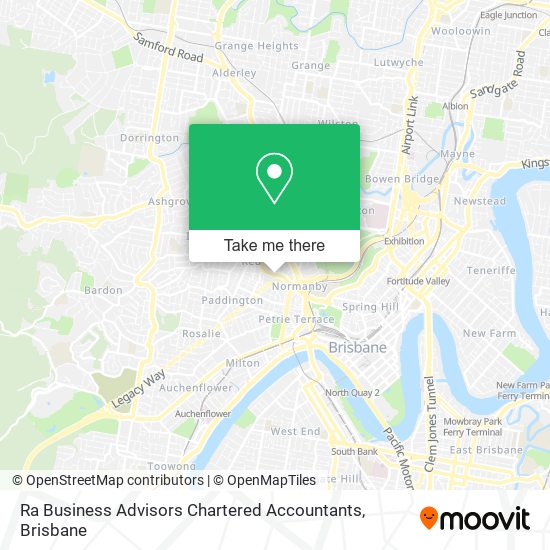 Ra Business Advisors Chartered Accountants map