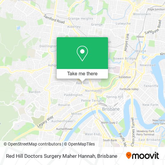 Red Hill Doctors Surgery Maher Hannah map