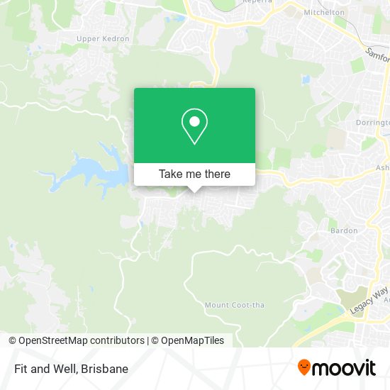 Fit and Well map