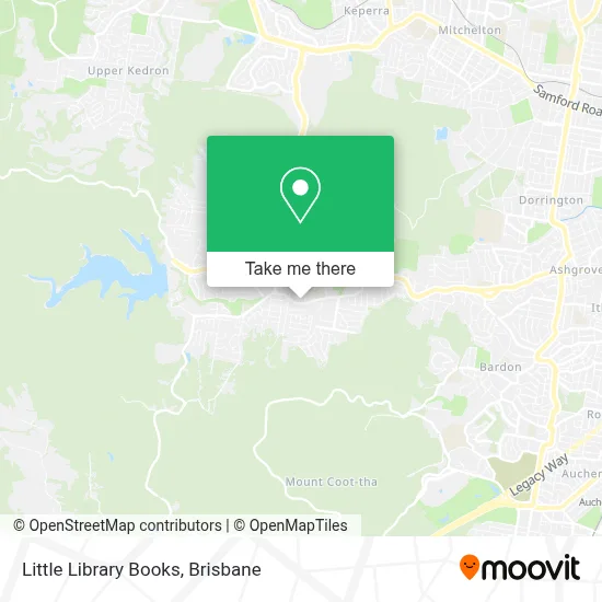 Mapa Little Library Books