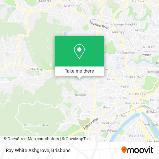 Ray White Ashgrove map