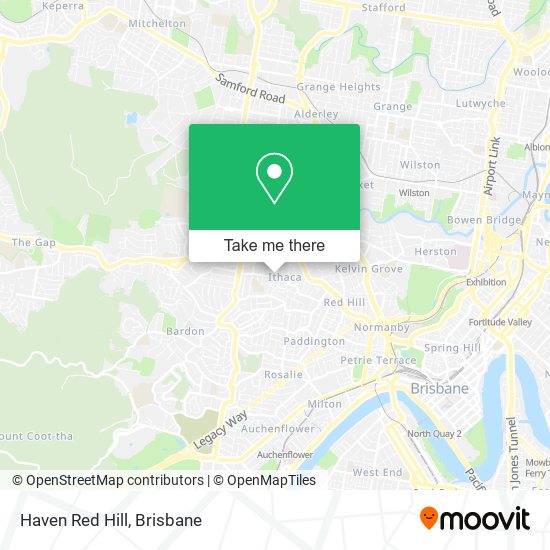 Haven Red Hill map
