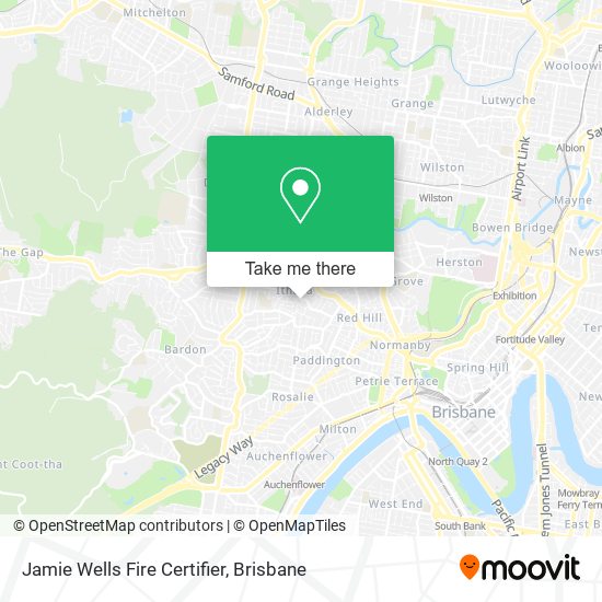 Jamie Wells Fire Certifier map