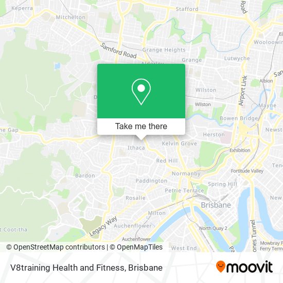 V8training Health and Fitness map