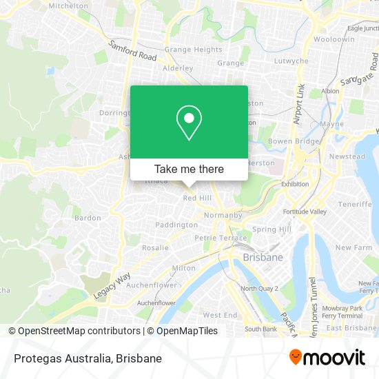 Protegas Australia map