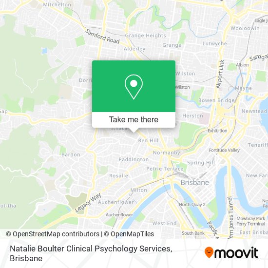 Mapa Natalie Boulter Clinical Psychology Services