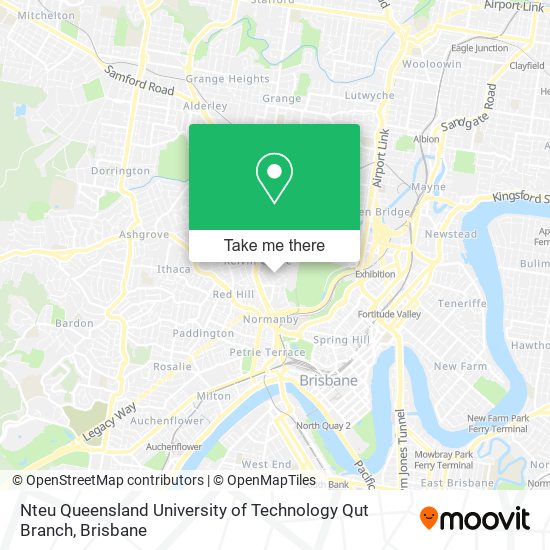 Nteu Queensland University of Technology Qut Branch map