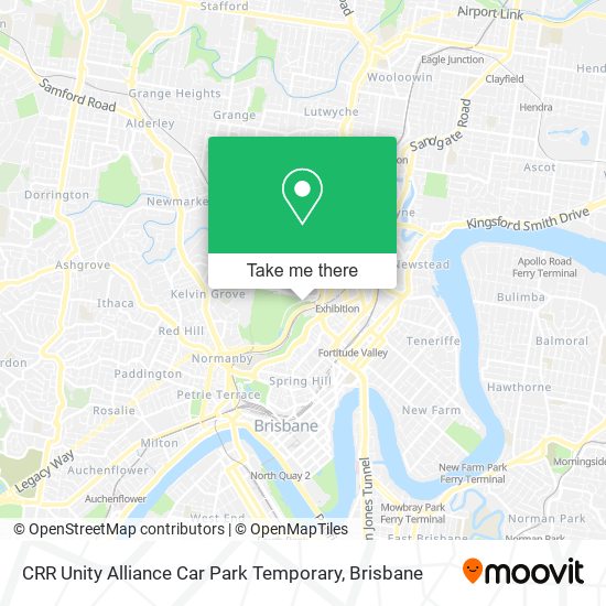 CRR Unity Alliance Car Park Temporary map