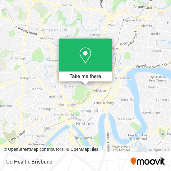 How to get to Uq Health in Herston by bus or train?