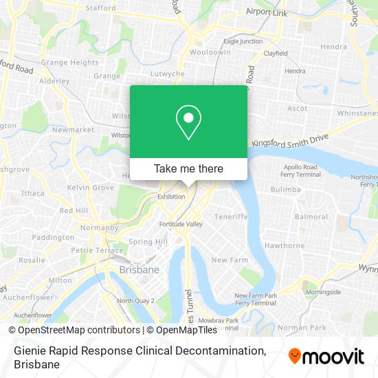 Gienie Rapid Response Clinical Decontamination map