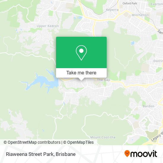 Riaweena Street Park map