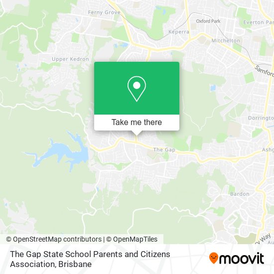 The Gap State School Parents and Citizens Association map