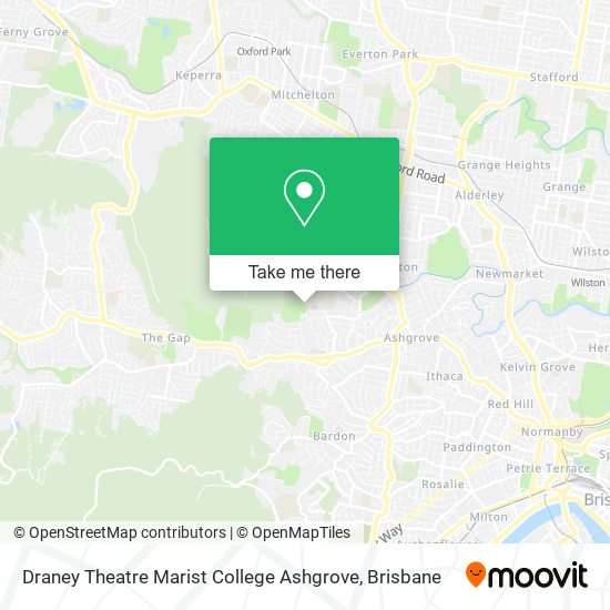Draney Theatre Marist College Ashgrove map