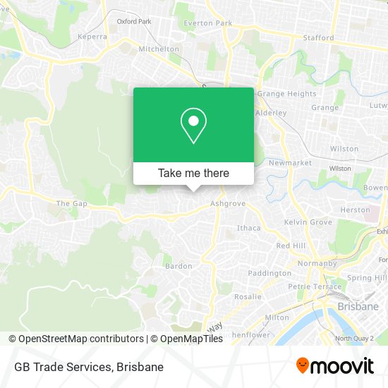 GB Trade Services map