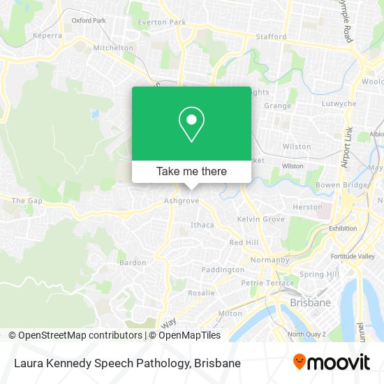 Laura Kennedy Speech Pathology map