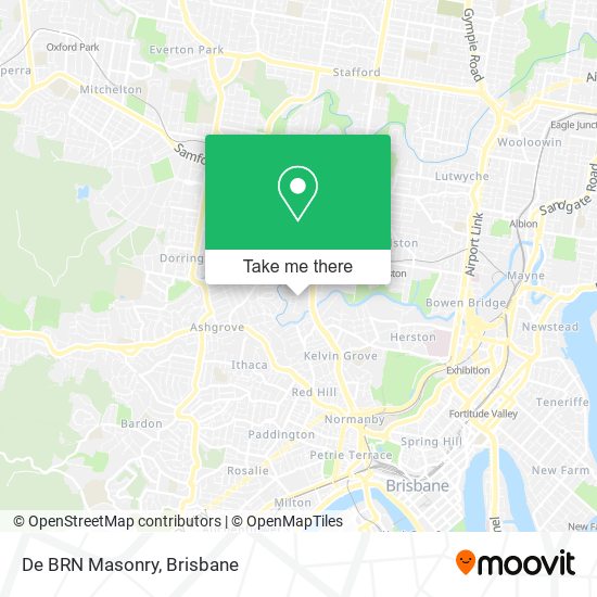 De BRN Masonry map