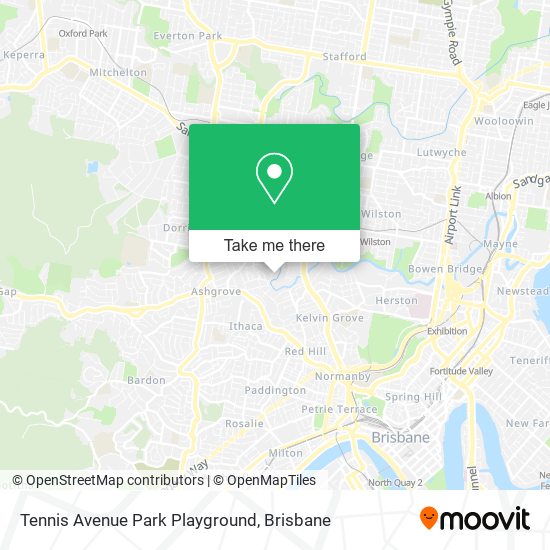 Tennis Avenue Park Playground map