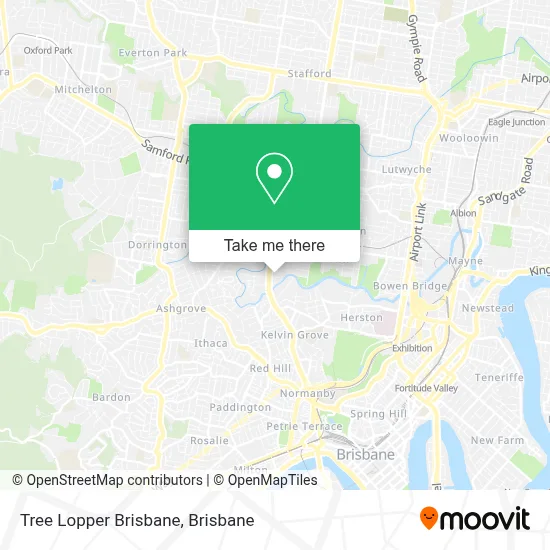Mapa Tree Lopper Brisbane