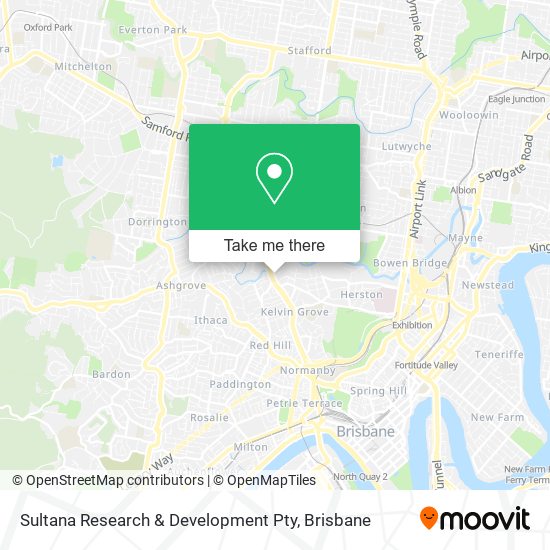 Sultana Research & Development Pty map