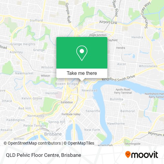 QLD Pelvic Floor Centre map