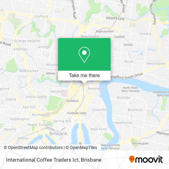 Mapa International Coffee Traders Ict