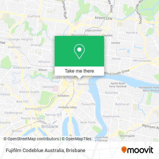 Fujifilm Codeblue Australia map