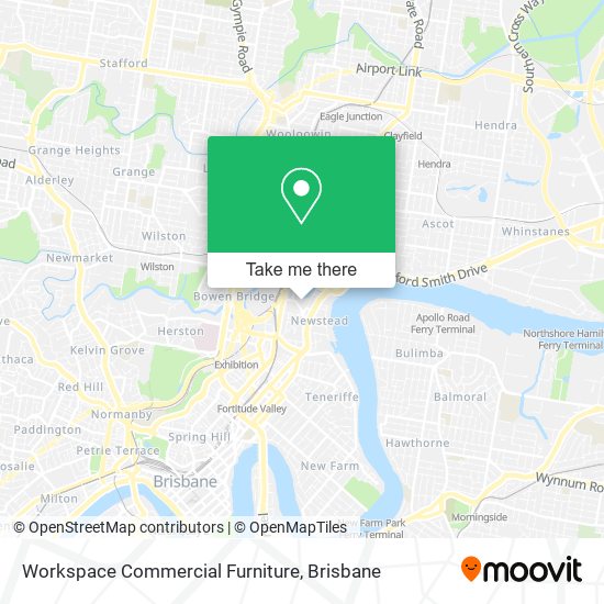 Workspace Commercial Furniture map