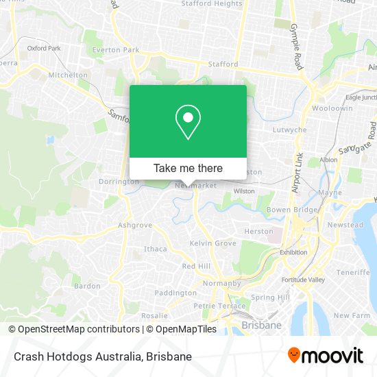 Crash Hotdogs Australia map