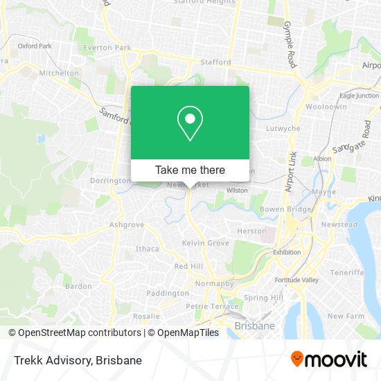 Trekk Advisory map