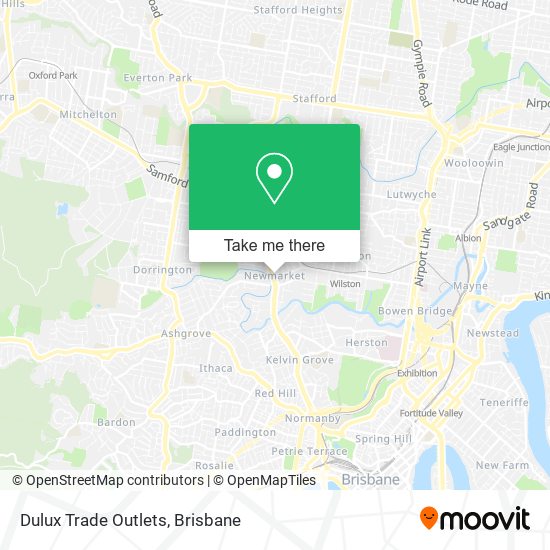Dulux Trade Outlets map