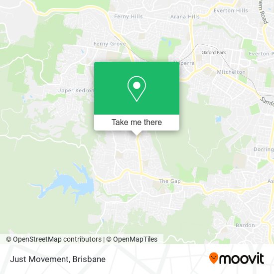 Just Movement map