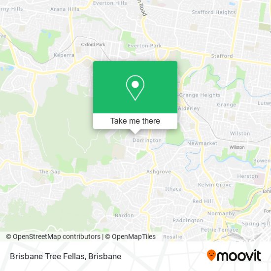 Brisbane Tree Fellas map