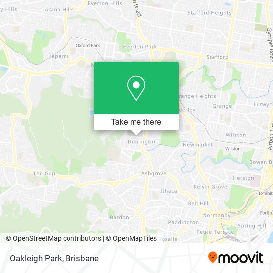 Oakleigh Park map