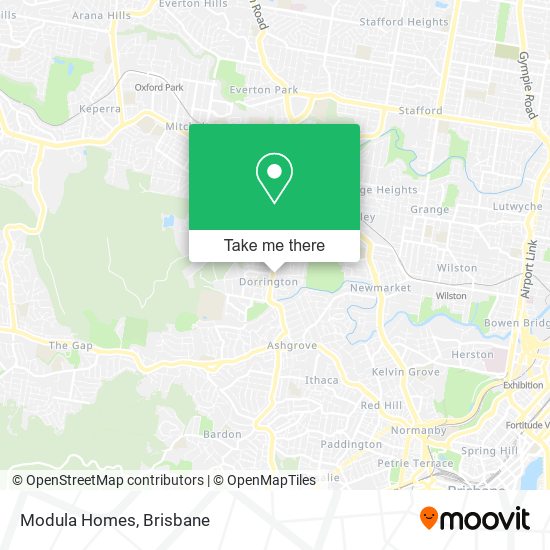 Modula Homes map