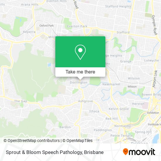Sprout & Bloom Speech Pathology map