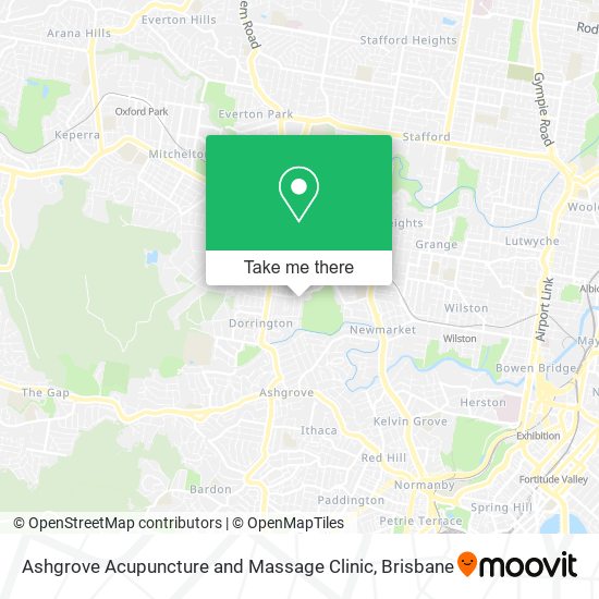 Ashgrove Acupuncture and Massage Clinic map