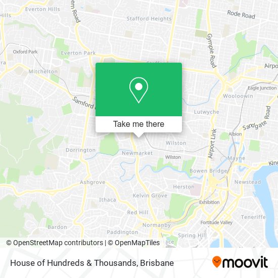House of Hundreds & Thousands map