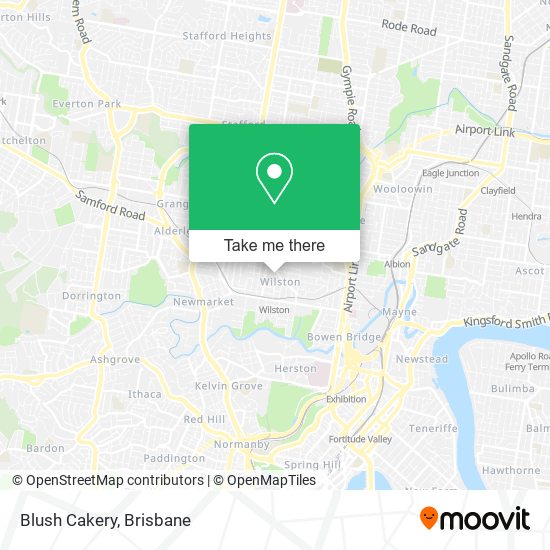 Blush Cakery map