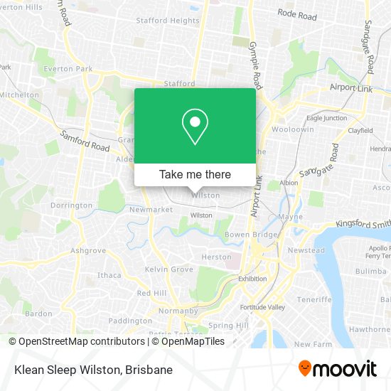 Klean Sleep Wilston map