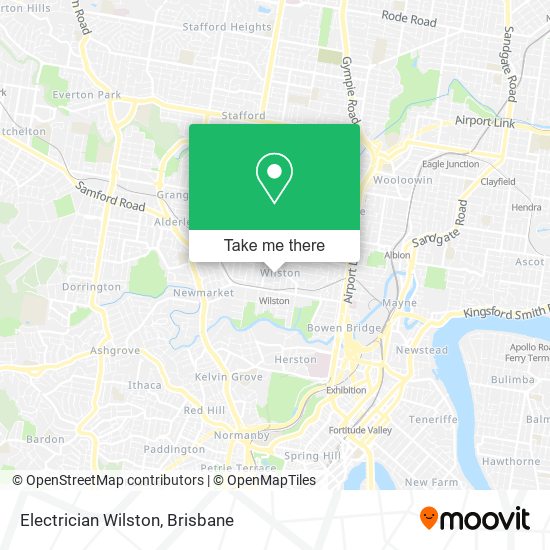 Electrician Wilston map