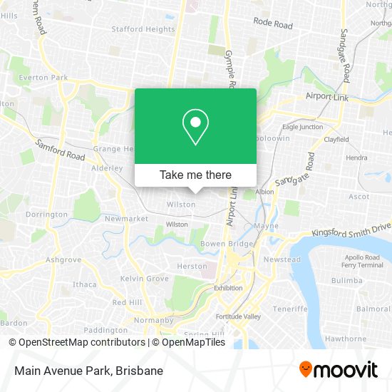 Main Avenue Park map