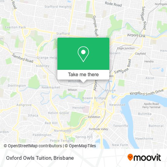 Mapa Oxford Owls Tuition