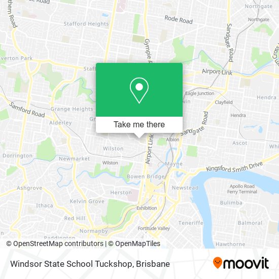 Windsor State School Tuckshop map