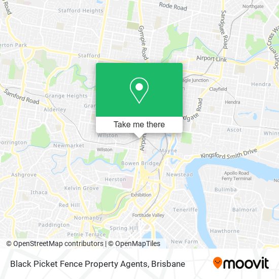 Black Picket Fence Property Agents map