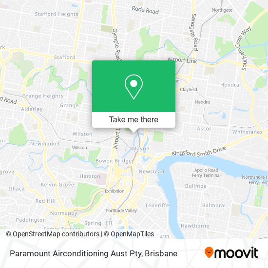 Paramount Airconditioning Aust Pty map