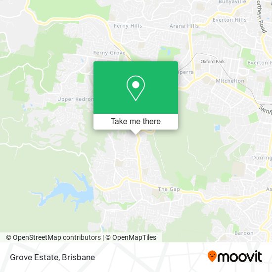 Grove Estate map