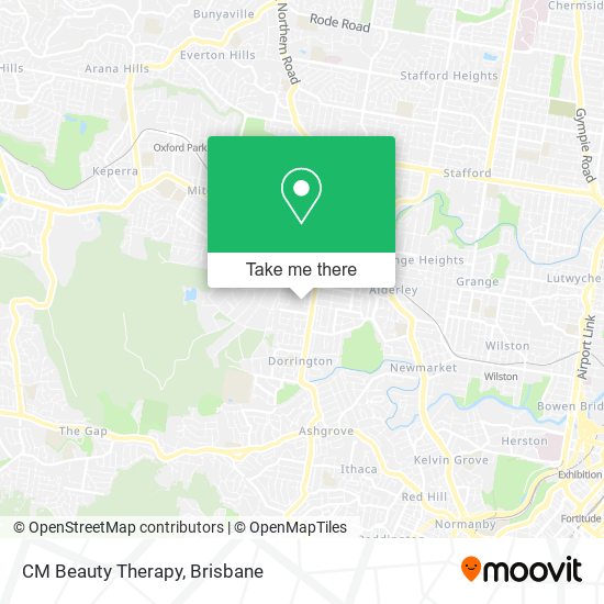 CM Beauty Therapy map