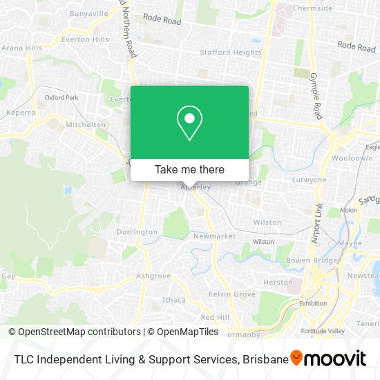 TLC Independent Living & Support Services map
